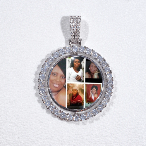 3D Spinning 2-Faced Custom Picture Pendant