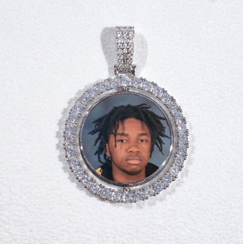3D Spinning 2-Faced Custom Picture Pendant