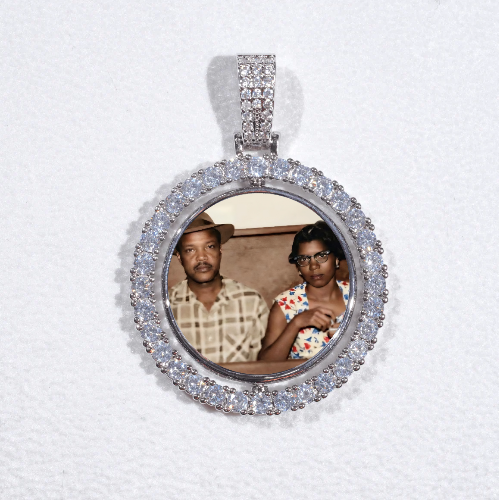 3D Spinning 2-Faced Custom Picture Pendant