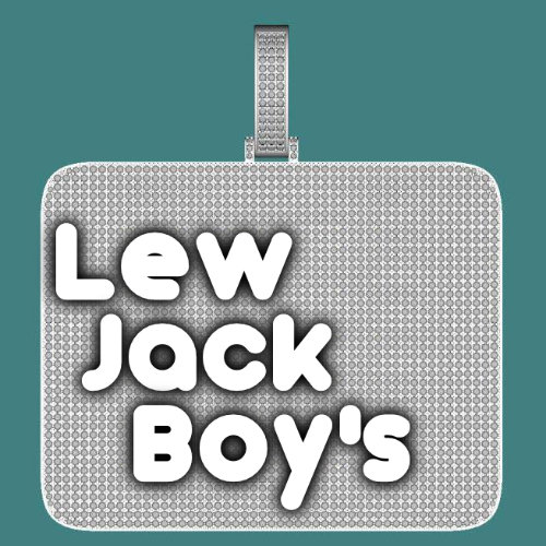 CUSTOM LETTER NECKLACE 3D BIG SQUARE
