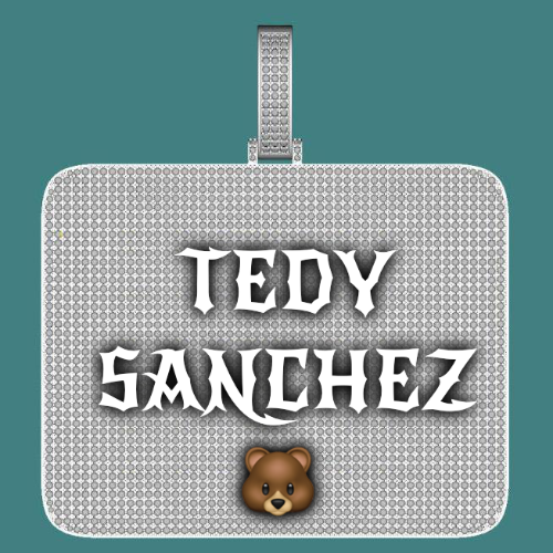 CUSTOM LETTER NECKLACE 3D BIG SQUARE
