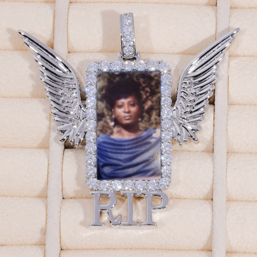 RIP WING 3D CUSTOM PICTURE PENDANT