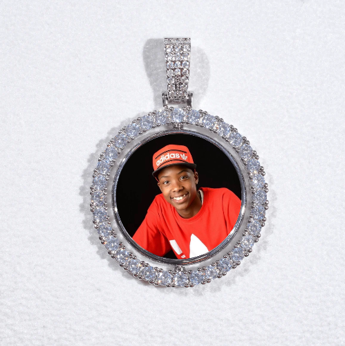 3D Spinning 2-Faced Custom Picture Pendant