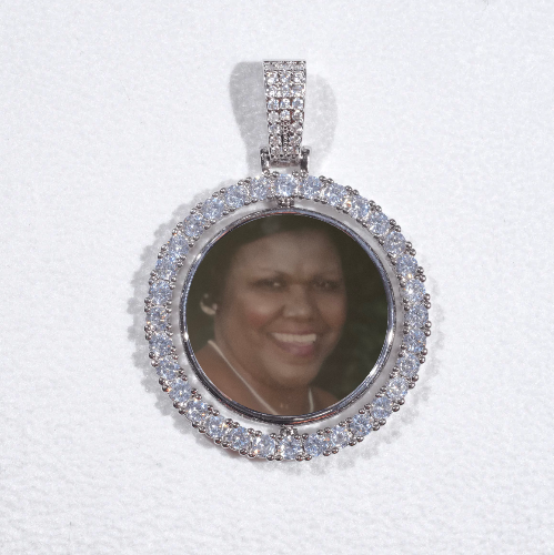 3D Spinning 2-Faced Custom Picture Pendant