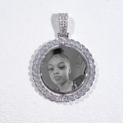 3D Spinning 2-Faced Custom Picture Pendant