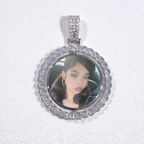 3D Spinning 2-Faced Custom Picture Pendant