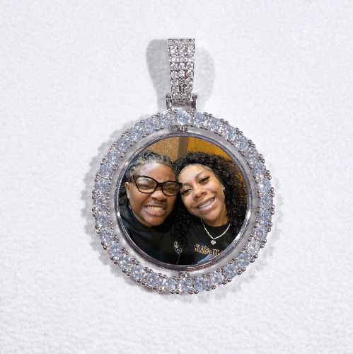 3D Spinning 2-Faced Custom Picture Pendant