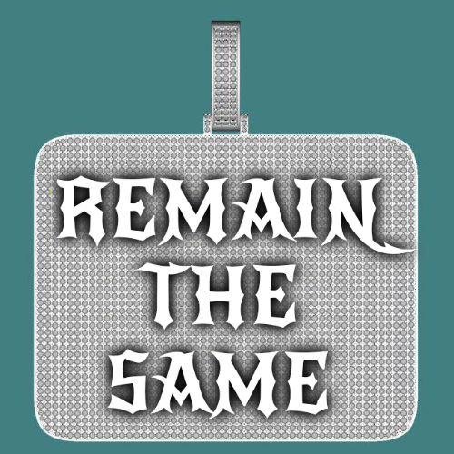 CUSTOM LETTER NECKLACE 3D BIG SQUARE
