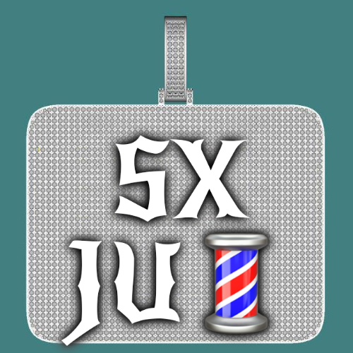 CUSTOM LETTER NECKLACE 3D BIG SQUARE