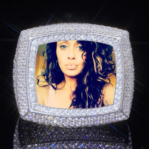 3D CUSTOM PICTURE ICED RING