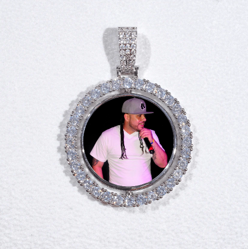 3D Spinning 2-Faced Custom Picture Pendant