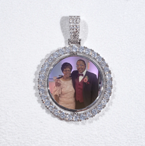 3D Spinning 2-Faced Custom Picture Pendant