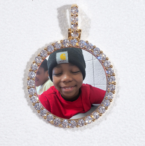 3D CIRCLE CUSTOM PICTURE PENDANT SMALL SIZE