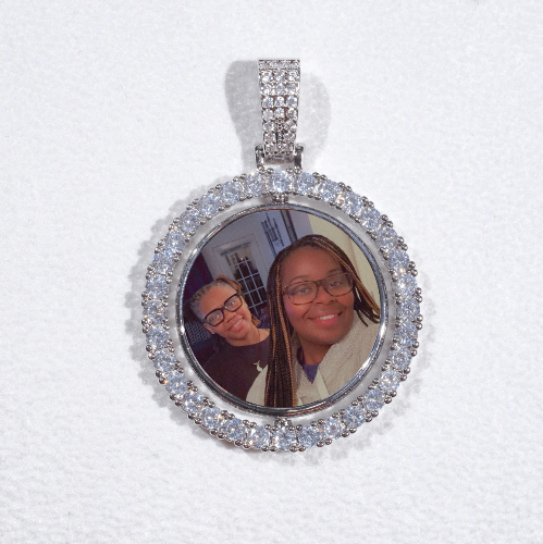 3D Spinning 2-Faced Custom Picture Pendant