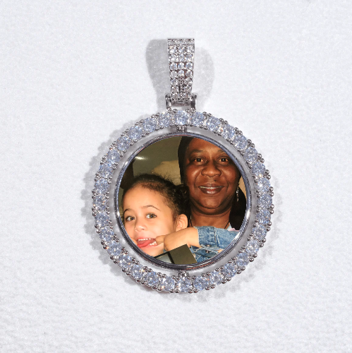 3D Spinning 2-Faced Custom Picture Pendant