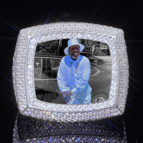 3D CUSTOM PICTURE ICED RING
