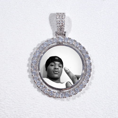 3D Spinning 2-Faced Custom Picture Pendant