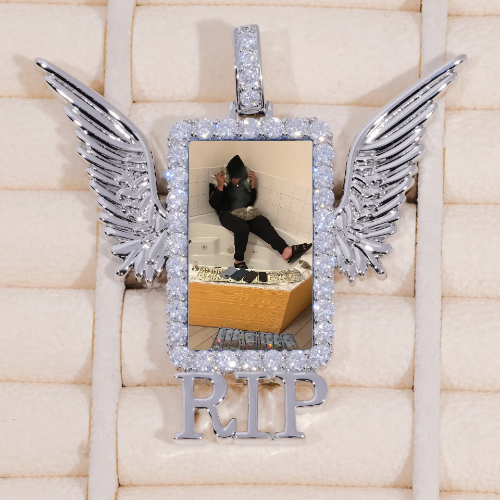 RIP WING 3D CUSTOM PICTURE PENDANT