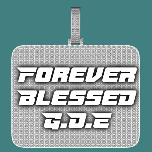 CUSTOM LETTER NECKLACE 3D BIG SQUARE