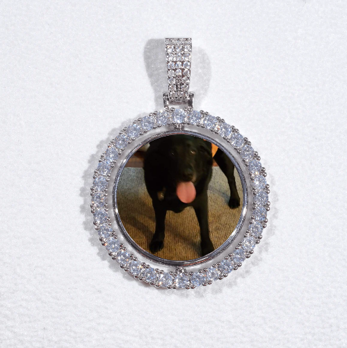 3D Spinning 2-Faced Custom Picture Pendant