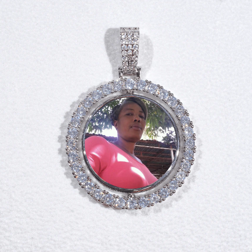 3D Spinning 2-Faced Custom Picture Pendant