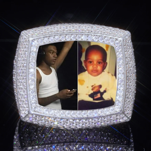 3D CUSTOM PICTURE ICED RING