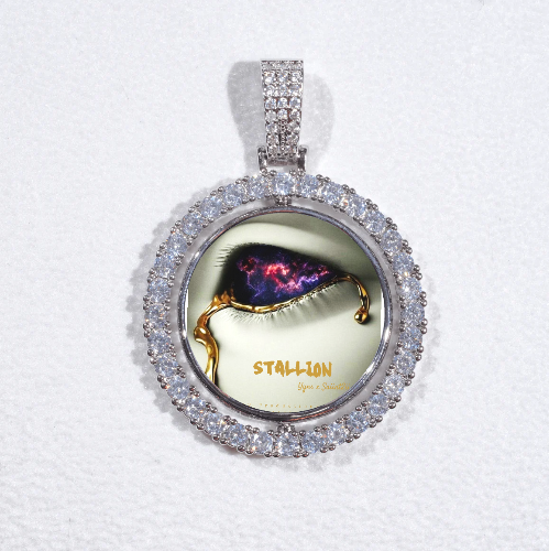 3D Spinning 2-Faced Custom Picture Pendant