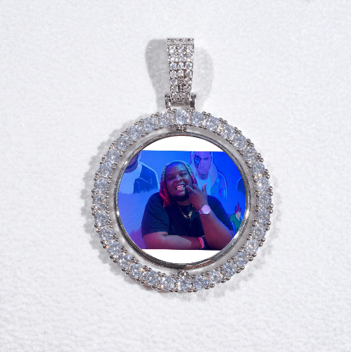 3D Spinning 2-Faced Custom Picture Pendant
