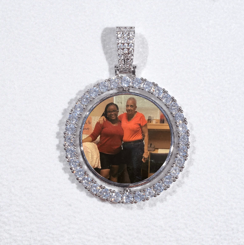 3D Spinning 2-Faced Custom Picture Pendant