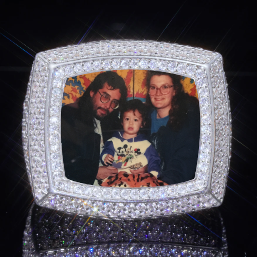 3D CUSTOM PICTURE ICED RING