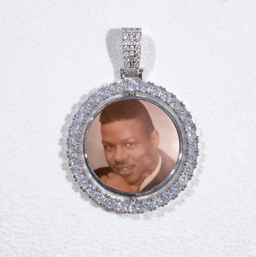 3D Spinning 2-Faced Custom Picture Pendant
