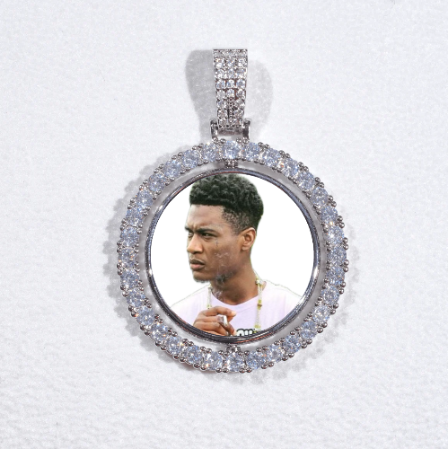 3D Spinning 2-Faced Custom Picture Pendant