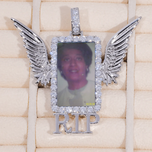 RIP WING 3D CUSTOM PICTURE PENDANT
