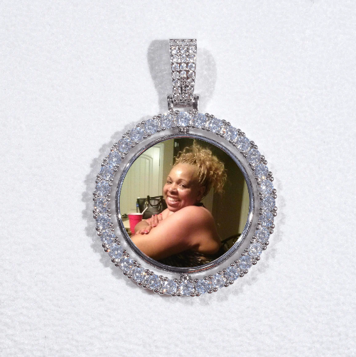 3D Spinning 2-Faced Custom Picture Pendant