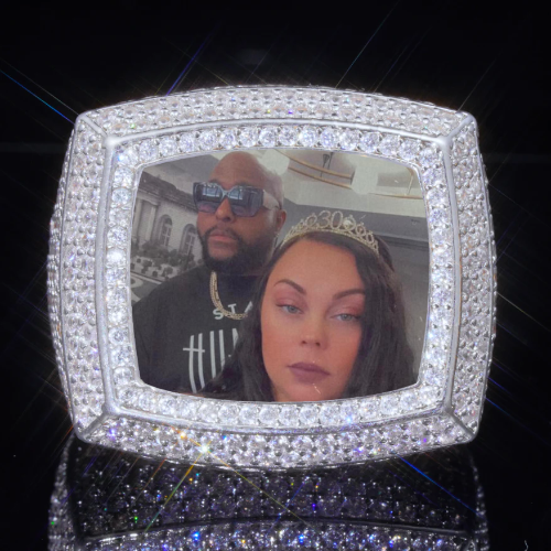 3D CUSTOM PICTURE ICED RING