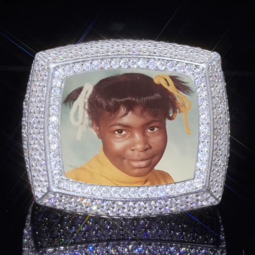 3D CUSTOM PICTURE ICED RING