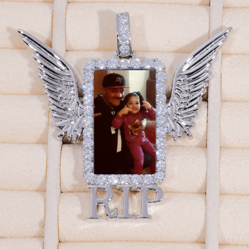 RIP WING 3D CUSTOM PICTURE PENDANT