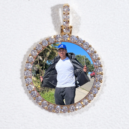 3D CIRCLE CUSTOM PICTURE PENDANT SMALL SIZE