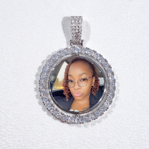 3D Spinning 2-Faced Custom Picture Pendant