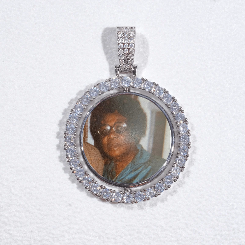 3D Spinning 2-Faced Custom Picture Pendant