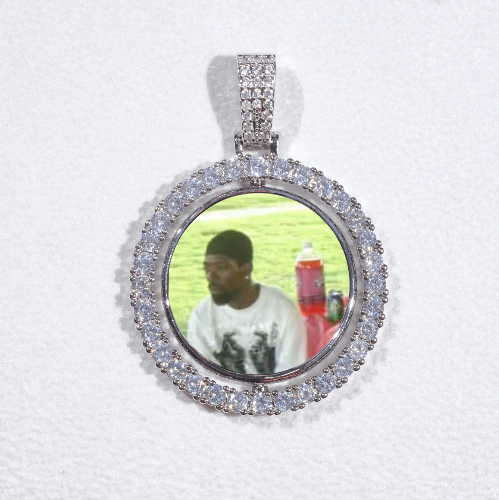 3D Spinning 2-Faced Custom Picture Pendant