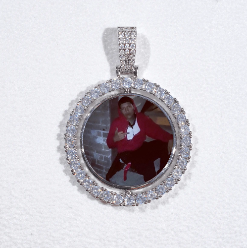 3D Spinning 2-Faced Custom Picture Pendant