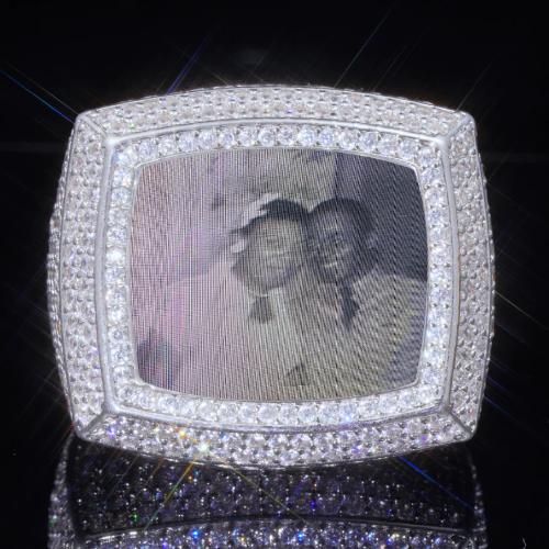 3D CUSTOM PICTURE ICED RING