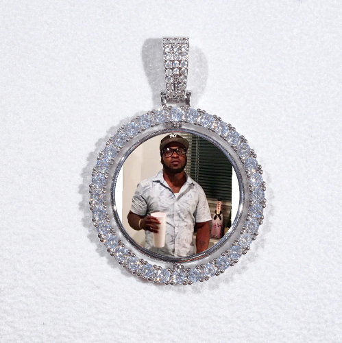 3D Spinning 2-Faced Custom Picture Pendant
