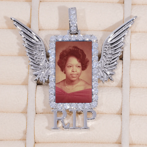 RIP WING 3D CUSTOM PICTURE PENDANT