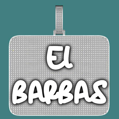 CUSTOM LETTER NECKLACE 3D BIG SQUARE