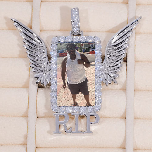 RIP WING 3D CUSTOM PICTURE PENDANT