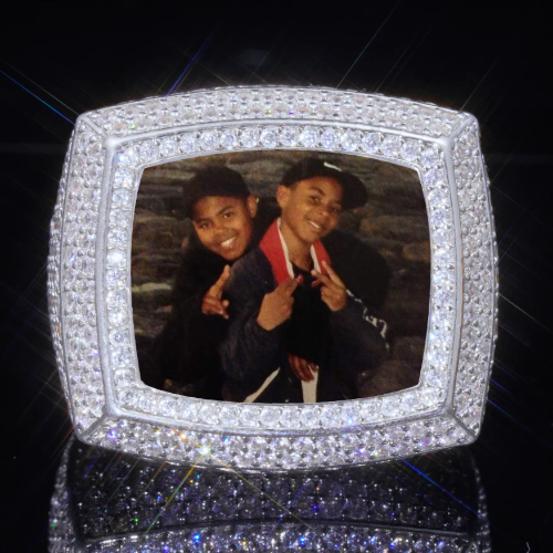 3D CUSTOM PICTURE ICED RING