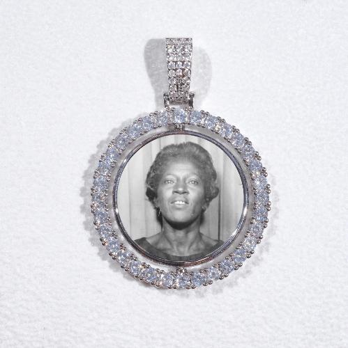 3D Spinning 2-Faced Custom Picture Pendant