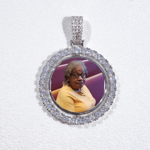 3D Spinning 2-Faced Custom Picture Pendant